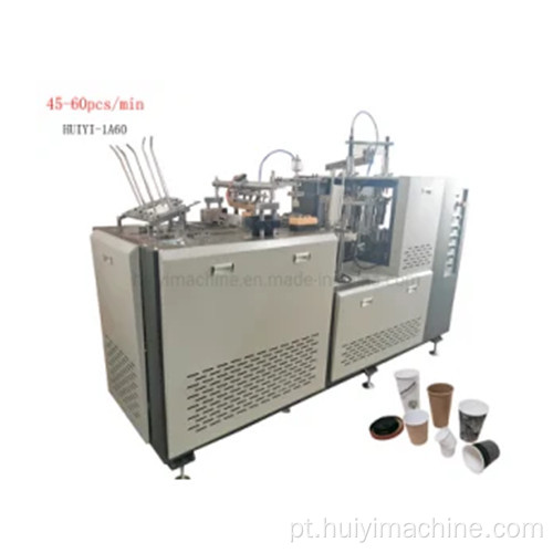 Máquina de fabricação automática de xícara de papel para xícara de café